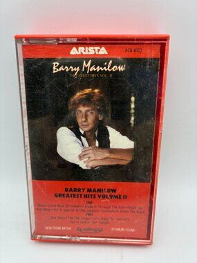 Barry Manilow Greatest Hits Vol II 1983 Audio Cassette Arista Dolby Vintage